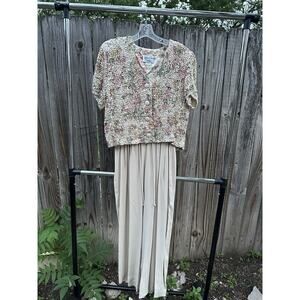 Tom Barra Vintage floral bodysuit | Size 12 | 80's